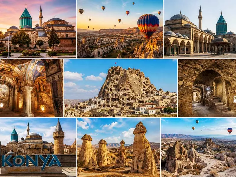 تور ترکیبی قونیه و کاپادوکیا